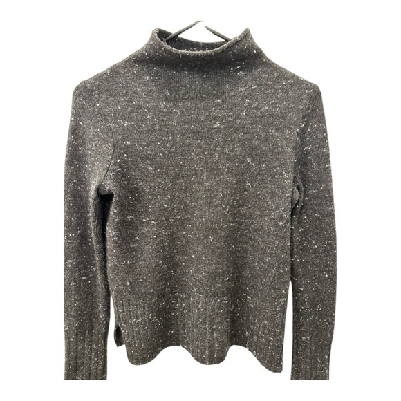 Madewell Dark Gray Speckled Turtleneck Sweater XS - Picture 1 of 2